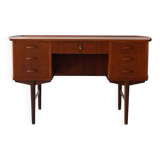 Vintage Danish Teak Desk with Bookshelf