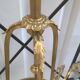 Brass Chandelier And Glass Paste Napoleon III