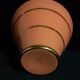 Art deco vase in opaque pink glass - model 'ady' de de rupel (boom glass)