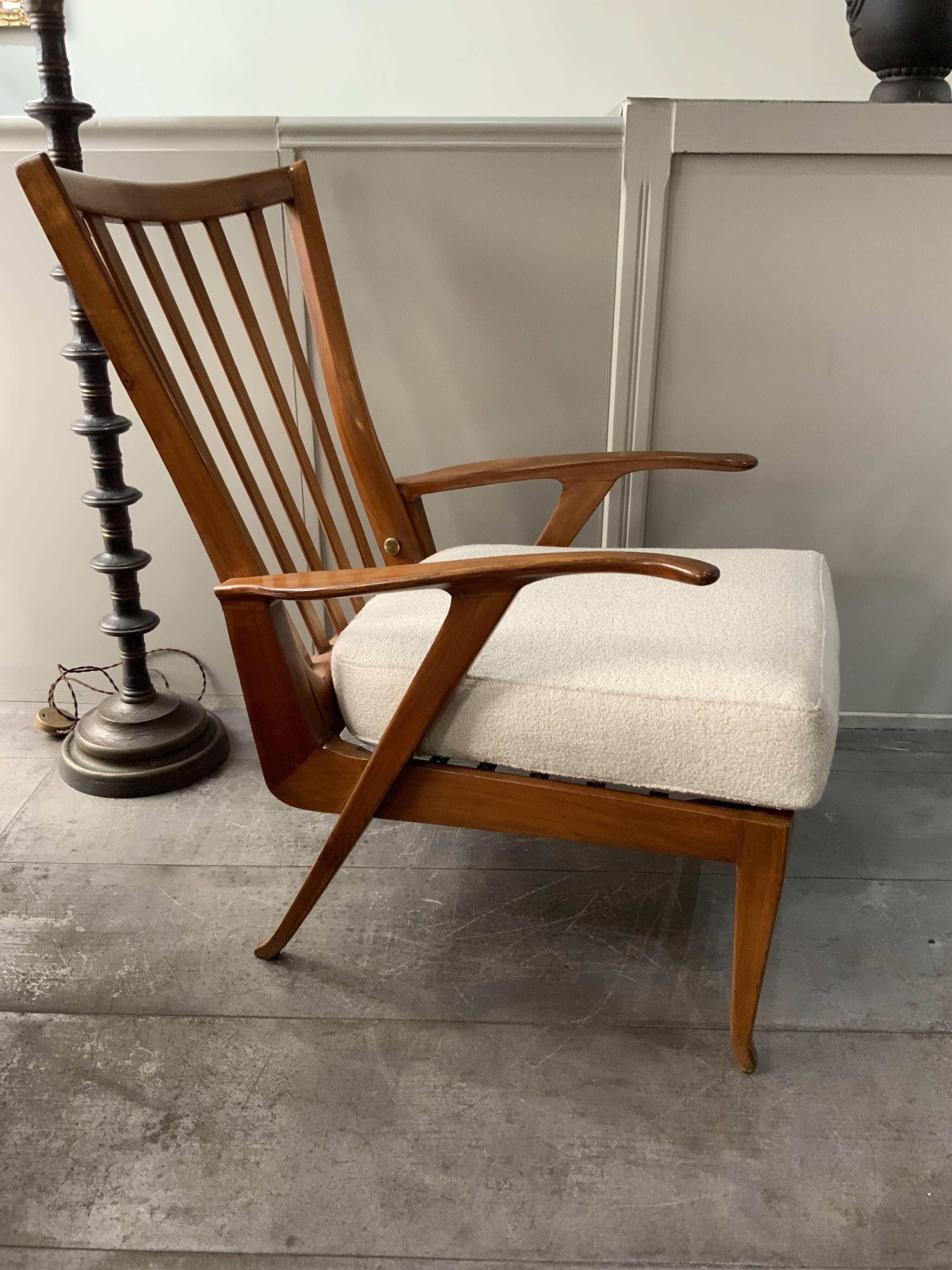 Pair of Italian armchairs 1950