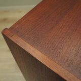 Buffet haut en teck, design danois, années 1970, fabriqué par ES Møbler