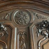 Richly carved Norman wedding cabinet