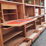 Bibliothèque de notaire vintage
