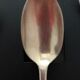 4 antique silver-plated metal teaspoons