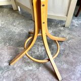 Parrot coat rack with 6 hooks in bent beech