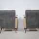Ensemble de fauteuils français des années 1950-1960, chaises longues vintage