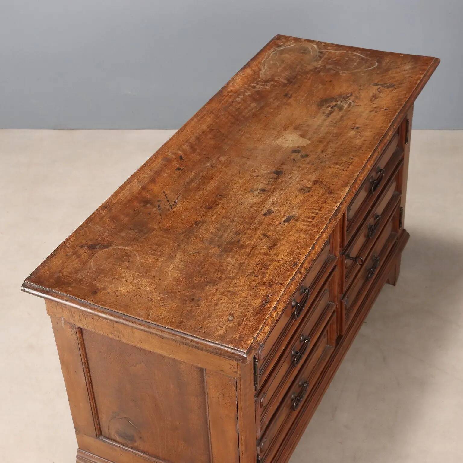 Antique walnut buffet, Italy, late 19th century