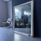 Miroir blanc vintage