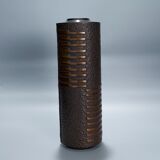 Japanese copper vase with black patina