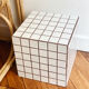 Cube - white/brown
