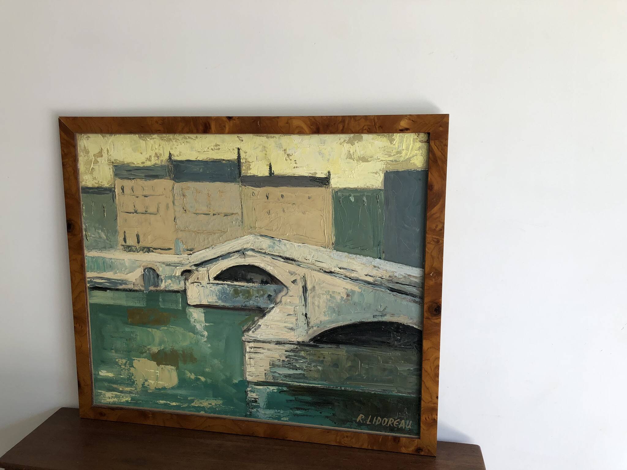 R. Lidoreau The new bridge, Paris