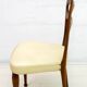 Six Vittorio Dassi Mid-Century Modern Italian Mahogany Dining Chairs, 1950s