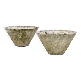 Pair of Willy Guhl planters, 1960s
