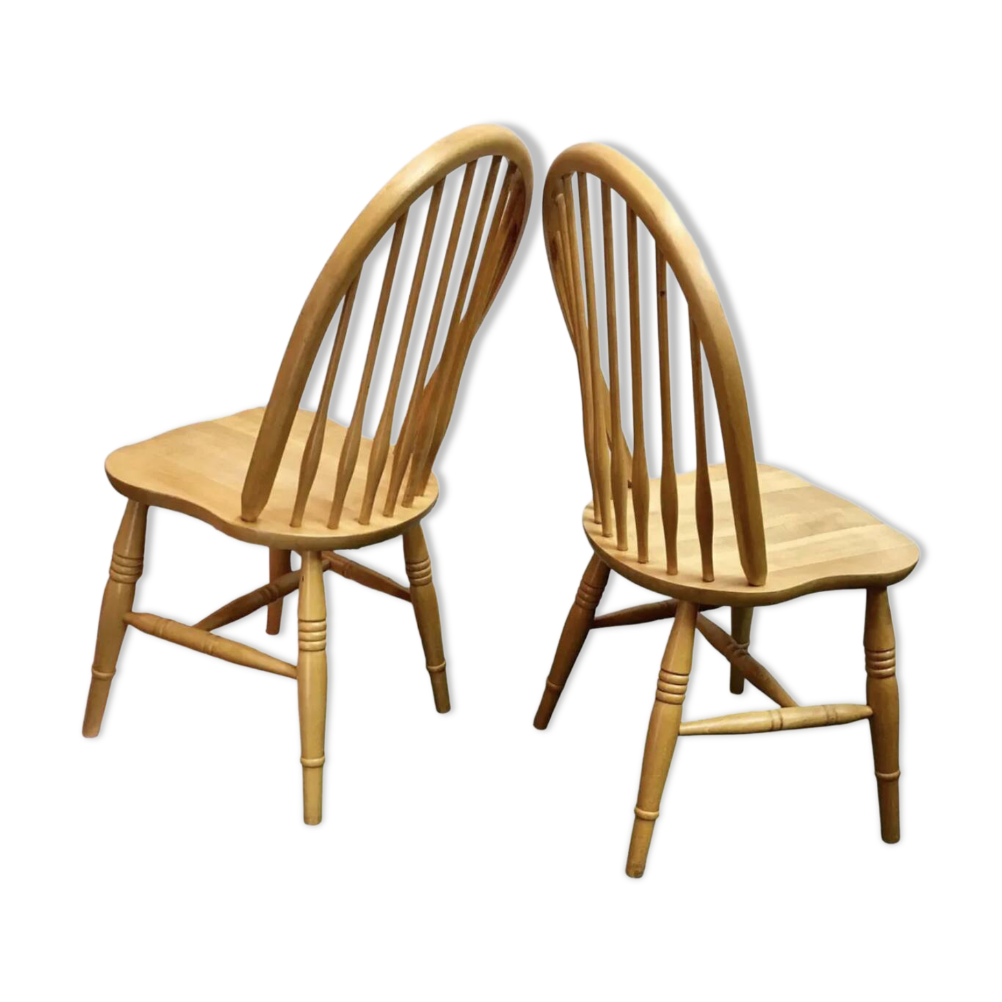 Paire chaises windsor vintage