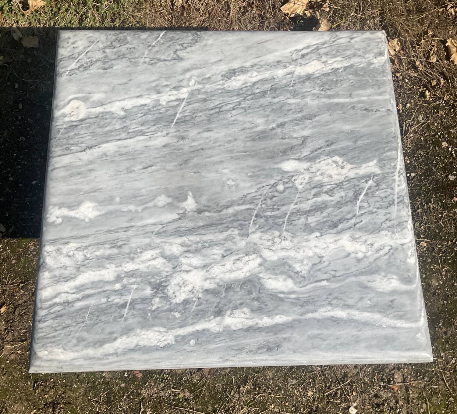 70s marble coffee table