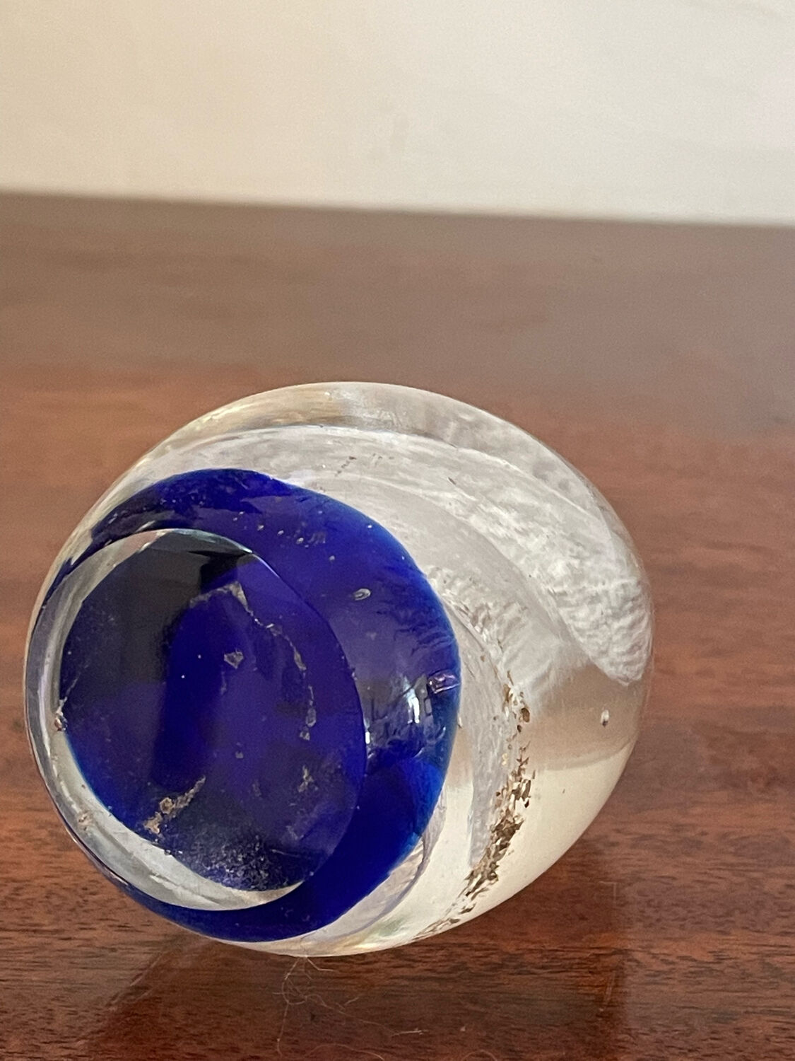 Vintage paperweight sulphide