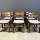 Vintage brutlaist dining chairs, set of 6 - 1960s