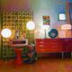 Grande Lampe New York Habitat vintage 80's