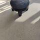 Coffee table en bois massif monoxyle noir