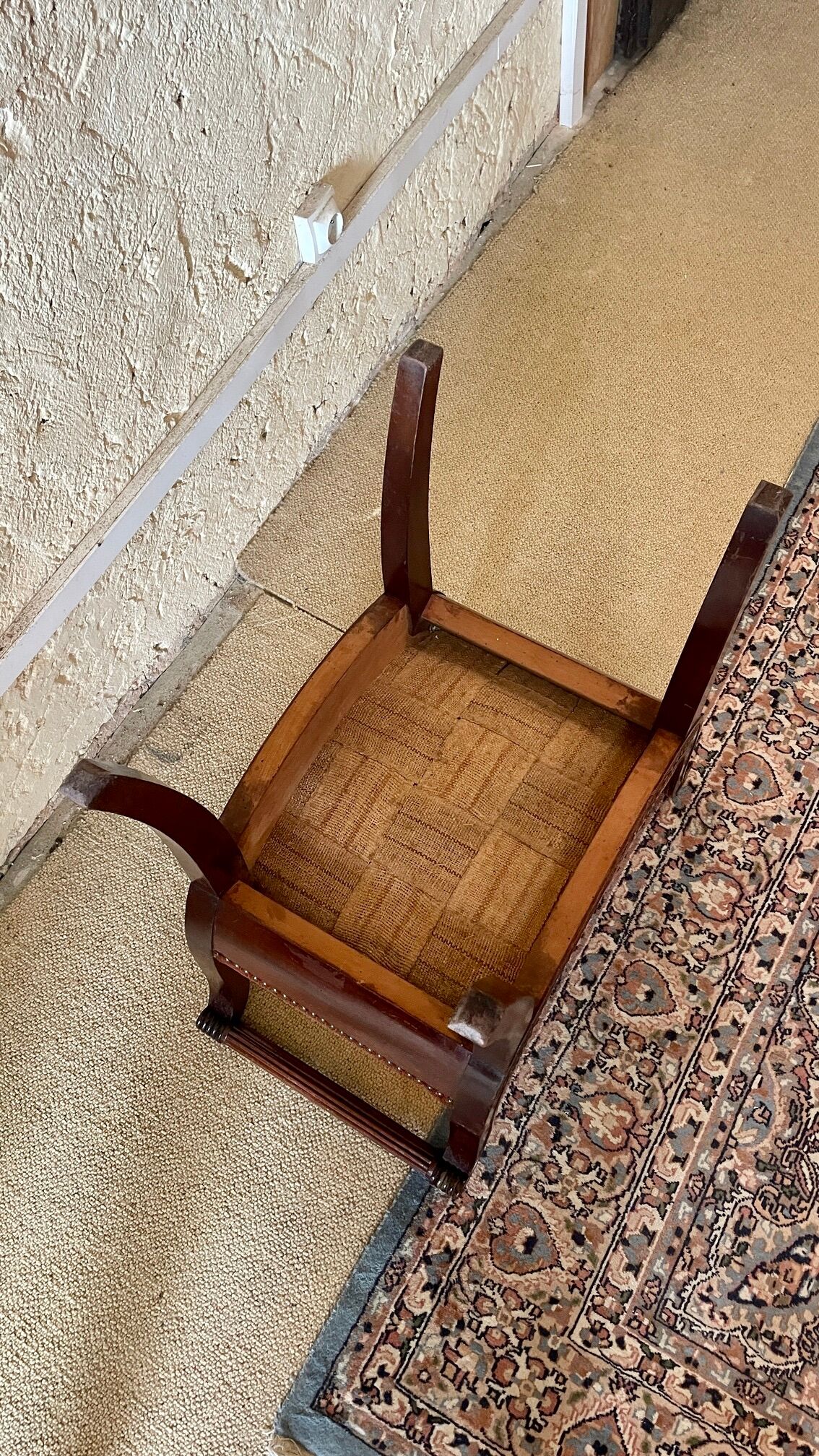 Curule seat Empire style, nineteenth century