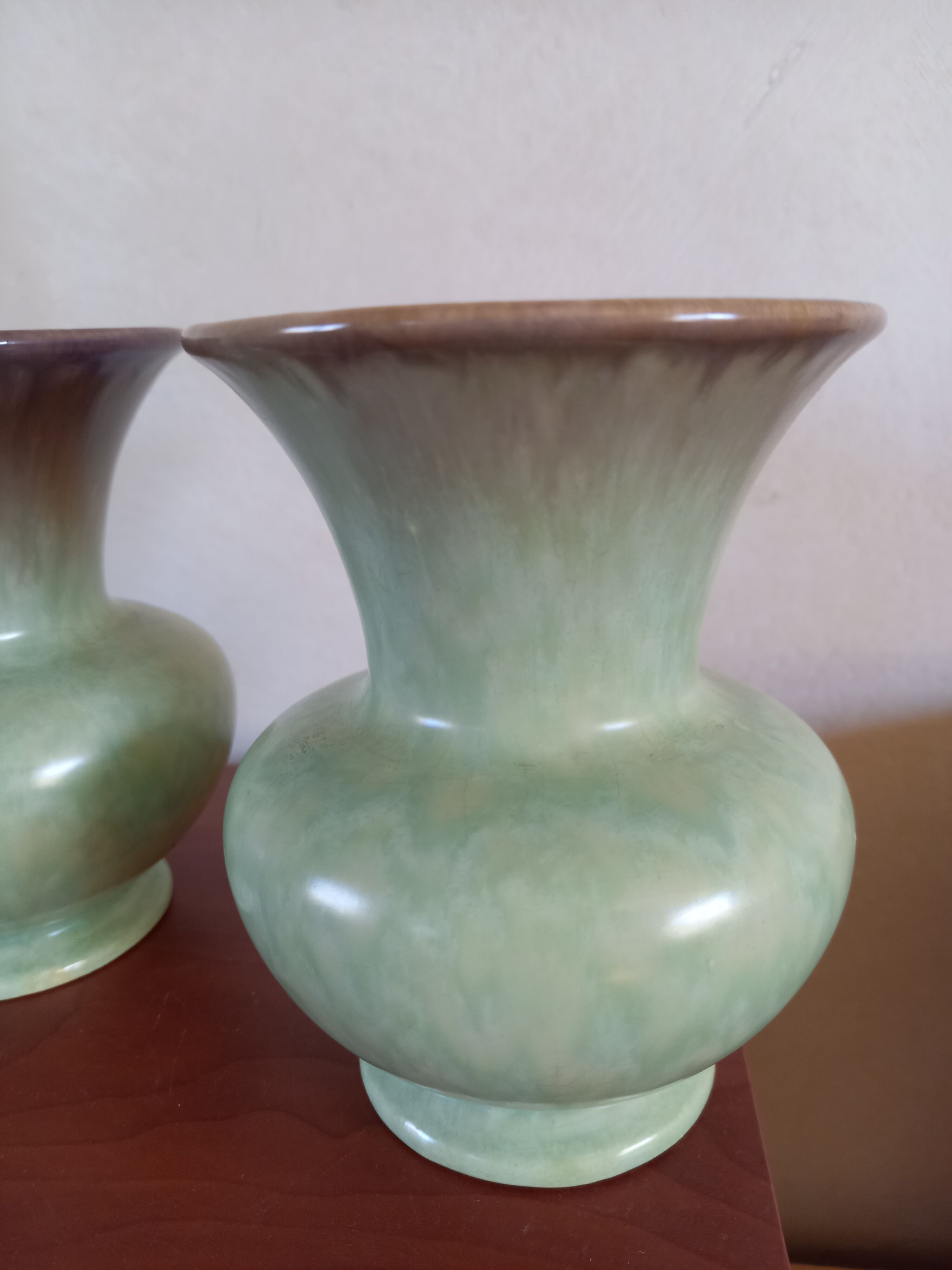 Pair of vintage German ceramic vases