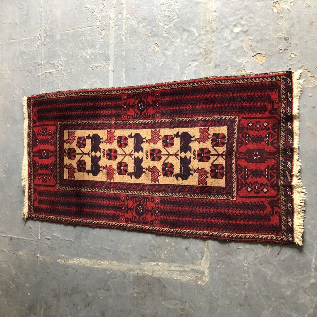 Old oriental carpet 160x82 - Dominant Red