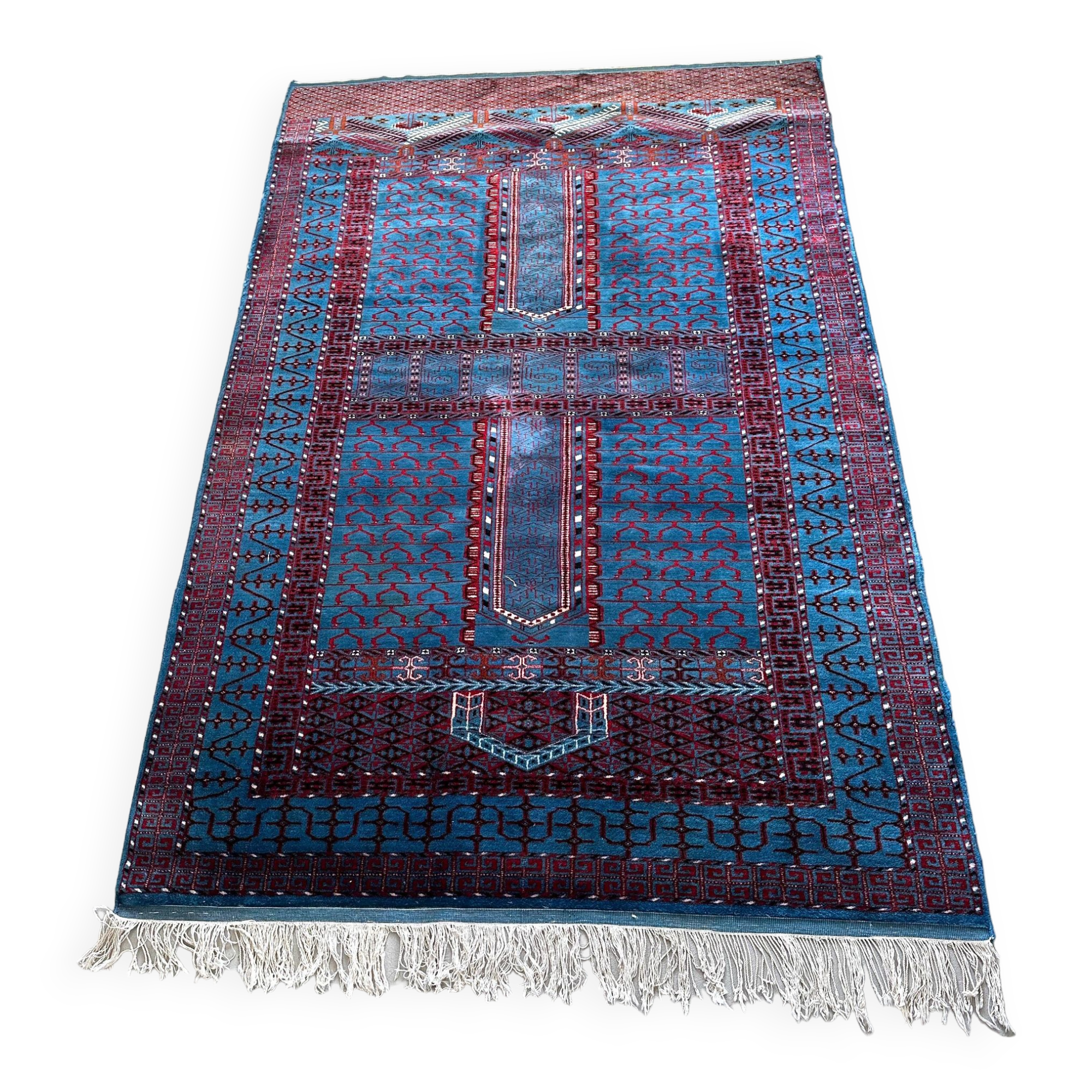 Vintage wool rug, Pakistan, oriental rug