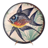 Puigdemont ceramic fish wall plate