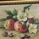Nature morte aux fruits et fleurs.
