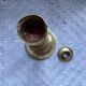 Pair of torch candle holders in chiseled gilded bronze XIXEME