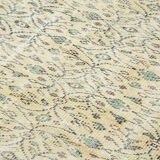 Oriental handmade unique 1970s beige carpet 177 cm x 267 cm