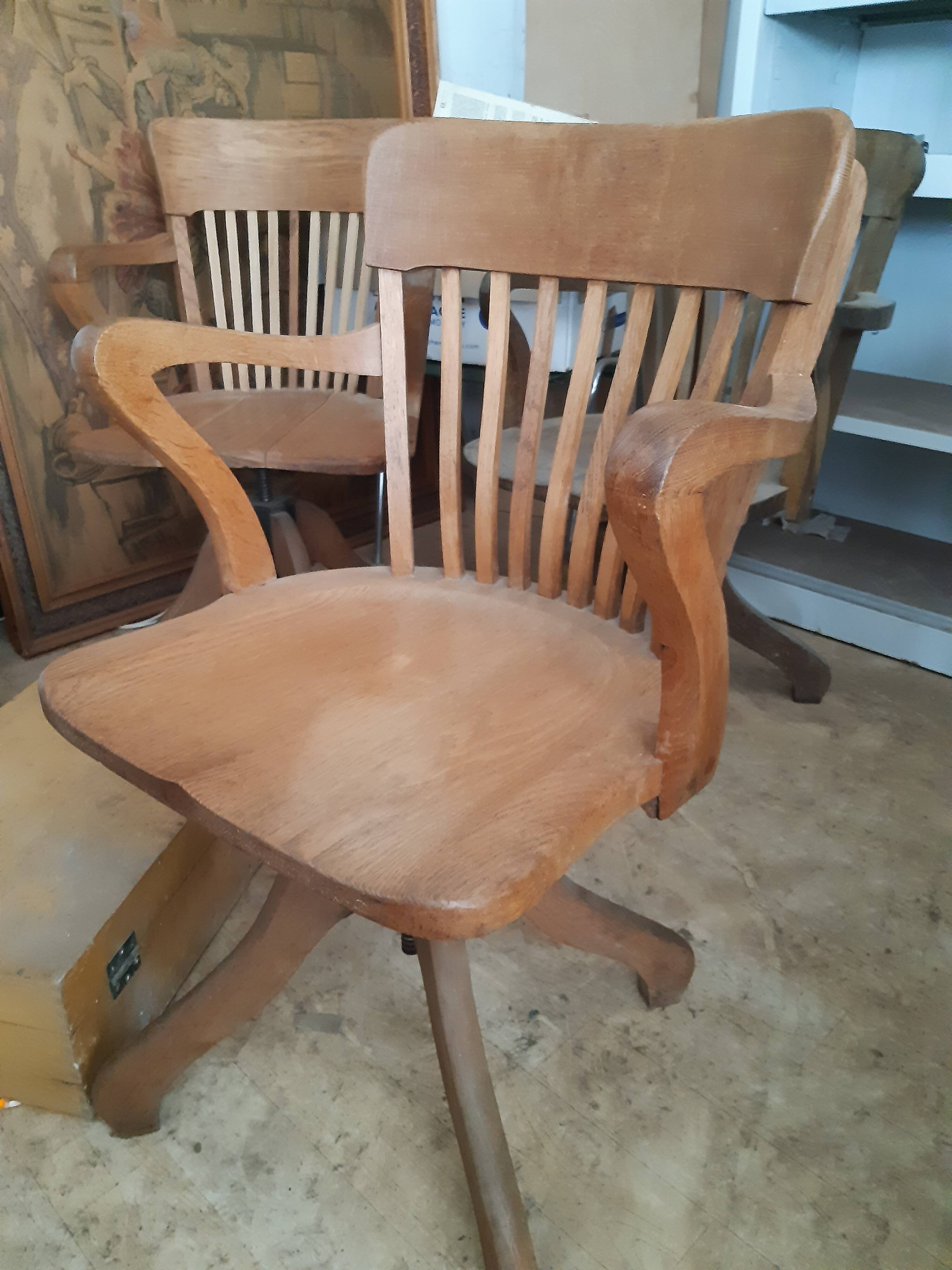 Scholz desk chair in a channel