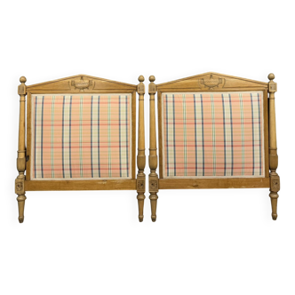 Lit époque Directoire en bois clair vers 1800