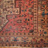 Handmade antique Persian Farahan rug 131cm x 204cm 1910s - 1B153