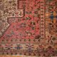 Tapis persan Farahan antique fait main 131 cm x 204 cm années 1910 - 1B153