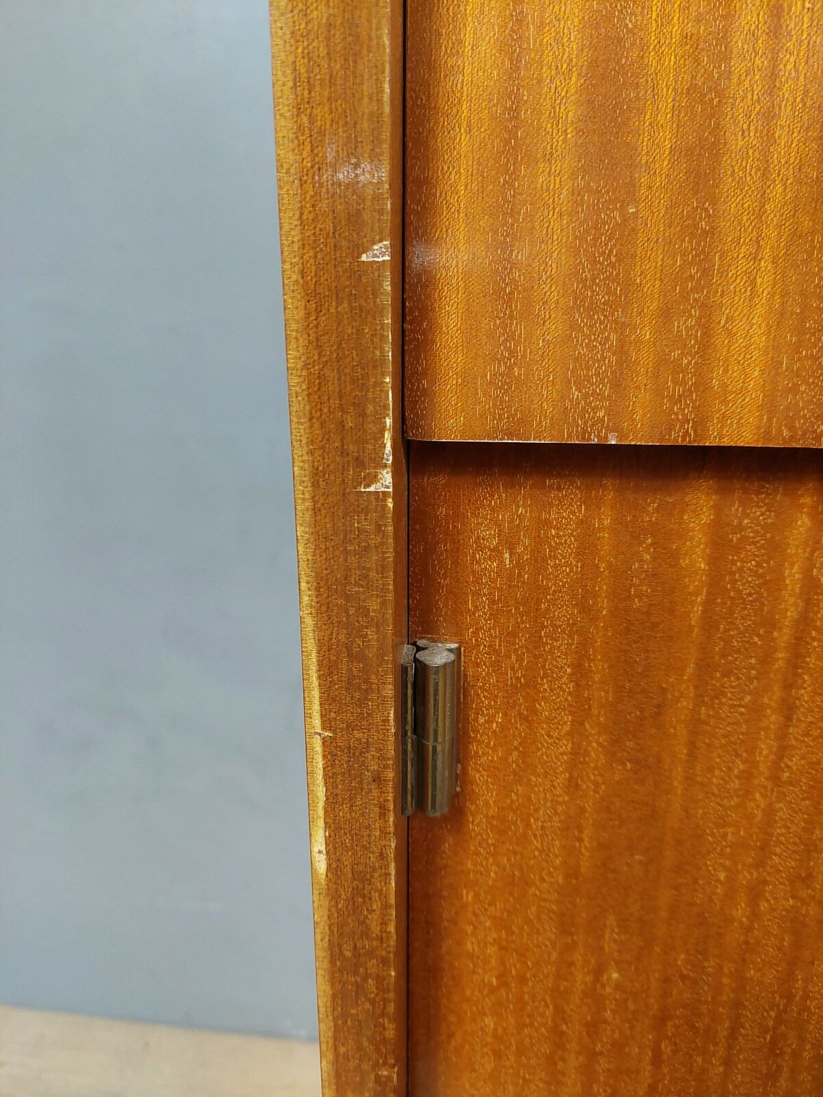 Secrétaire droit à abattant vintage