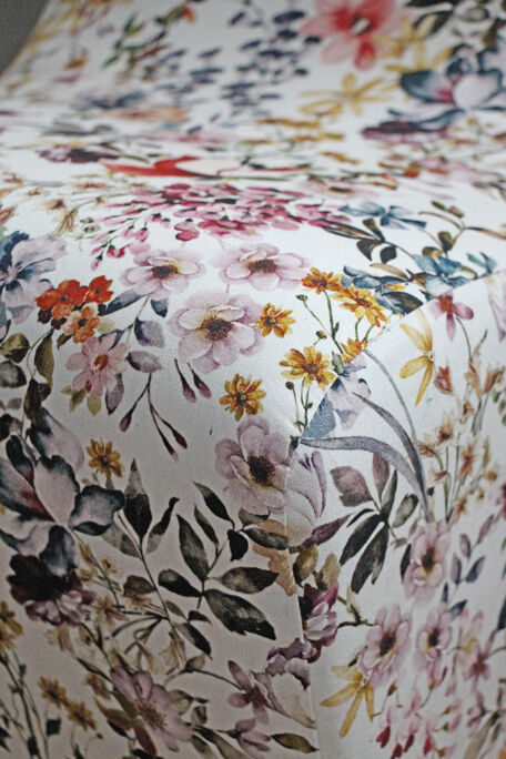 Restored vintage low chair