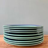 Set of 10 Gallo Design Villeroy & Boch flat plates