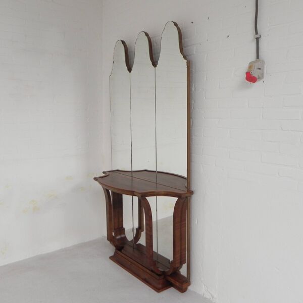 Art Deco mirror, dressing mirror for the hall, 1930s