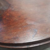 1930 art deco wood marquee pedestal table
