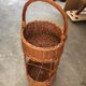 Vintage rattan bottle holder