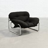 Johan Bertil Häggström Tubular Lounge Chair for Swed-Form, Sweden, 1970s
