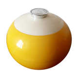 Bucket has ice cube 1970 yellow and white