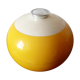 Bucket has ice cube 1970 yellow and white