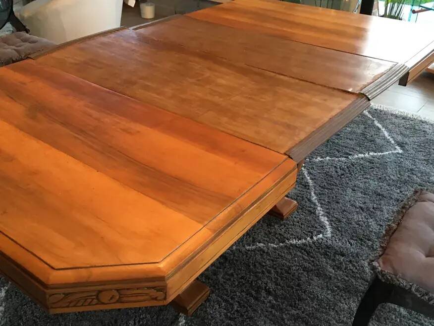 1930s art deco wooden table