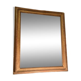 Miroir en bois fin XVIIIème 55x65cm