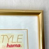 Pair of golden frames. Hama