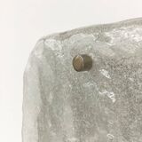 Frosted glass wall lamp by Kalmar Franken KG, 1960s.