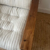 Pair of pine armchairs, 1980s, Sweden