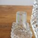 Pressed glass whisky decanter